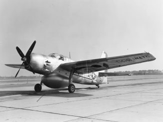 Grumman XTB3F 1 Guardian at NAS Patuxent River in December 1949