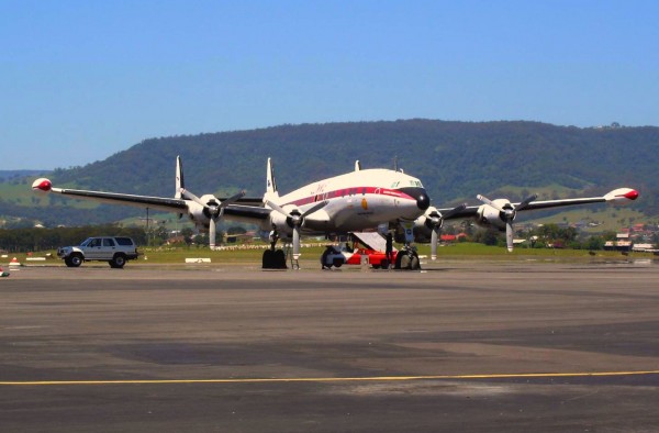 The HARS Super Connie at Albert Park (Woollongong). ( Image credit Phillip Capper from Wellington, New Zealand)