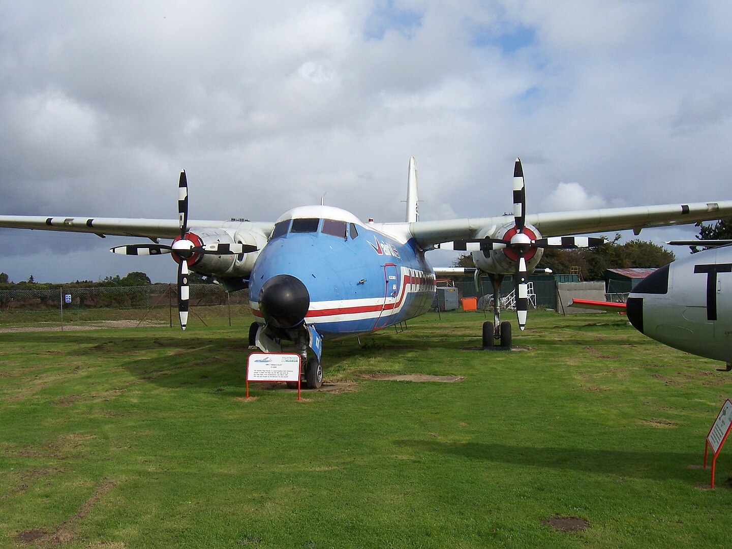 HPR.7 Herald 211 G ASKK preserved at the City of Norwich Aviation Museum