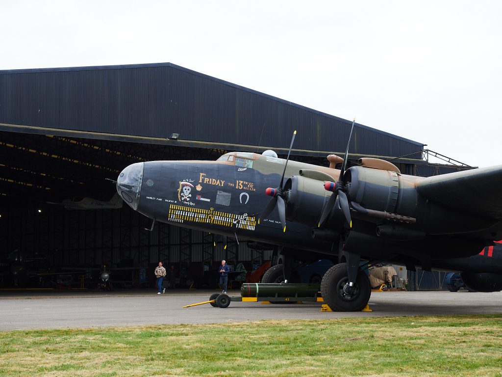 Strongman vs. Bomber – Who Will Win? 12 Handley Page Halifax MkIII bomber ‘Friday the 13th