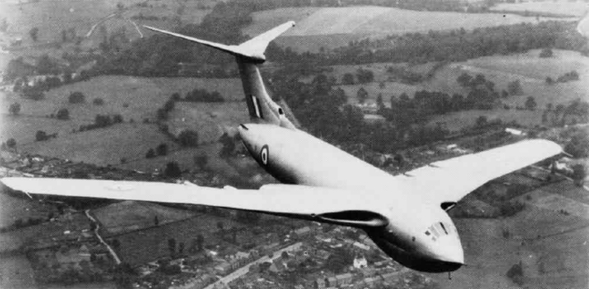 Handley Page Victor in flight c1955