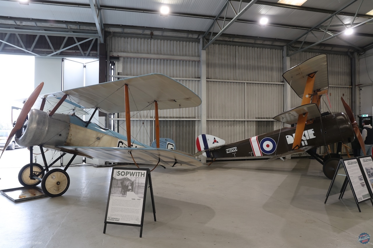 Inside Shuttleworth Collection’s Engineering Open Weekend 2026 37 Hangar 4 Sopwith Dove and Triplane R6 6883