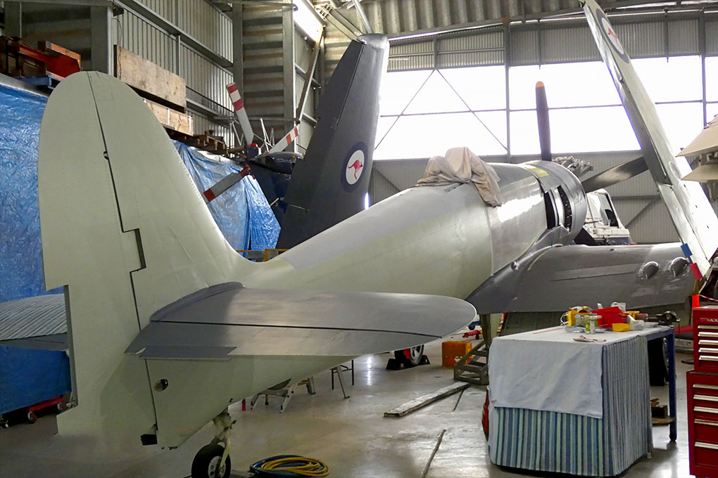 Hawker Sea Fury WG630 Refurbishment at HARS 11 Hawker Sea Fury Wg630 Refurbishment At HARS 2