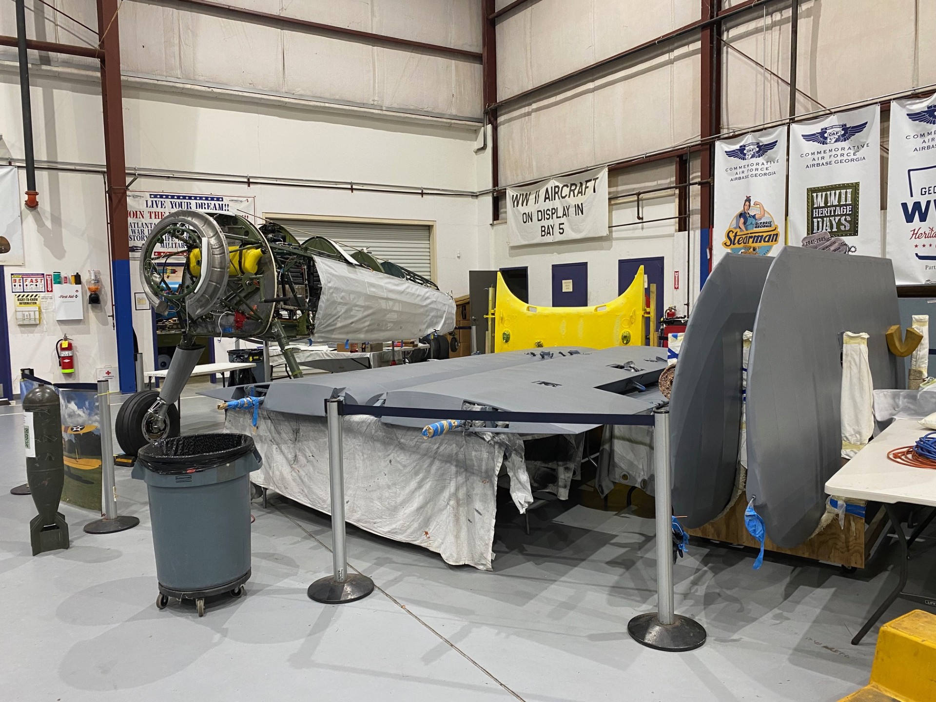 Help Restore CAF Airbase Georgia WWII Stearman Biplane