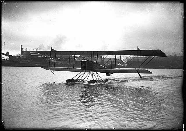 Today In Aviation History: First Flight of the Boeing Model 1 11 Herb Munters seaplane in Lake Union Seattle 1916 MOHAI 4120