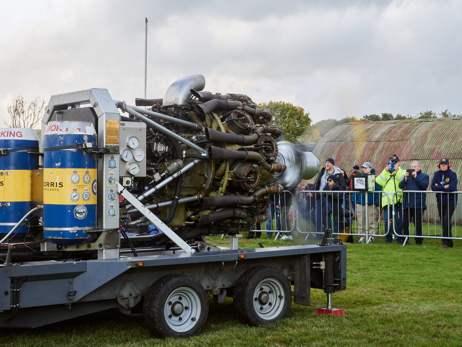 Bristol Hercules Engine Runs in Former RAF Base for the First Time