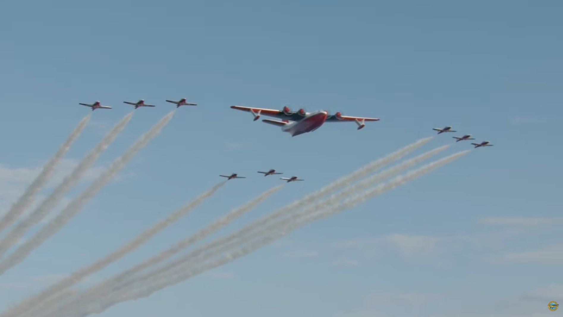 Here are a few screenshots from the live feed of the Hawaii Mars arrival at its new home at the British Columbia Aviation Museum.