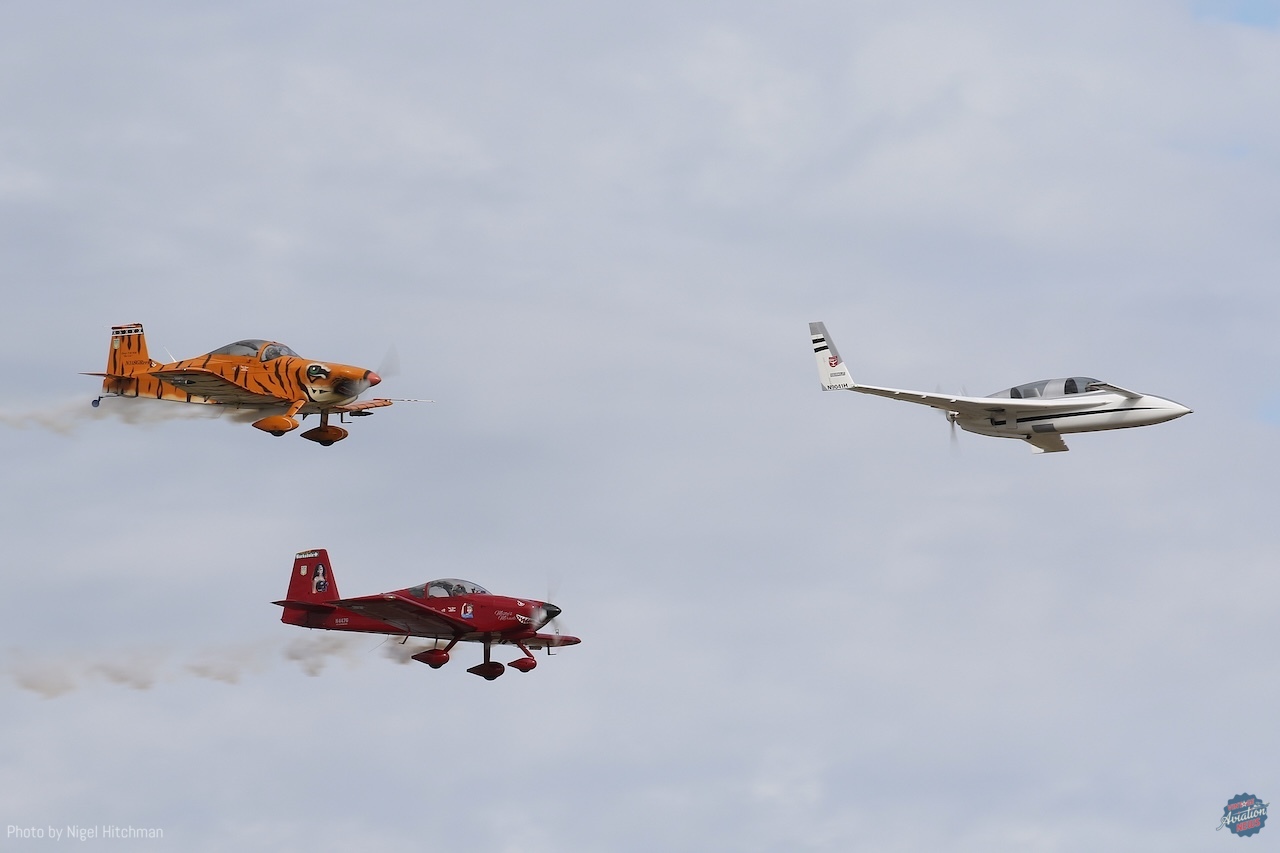 Wings over Houston 2025: A Warbird-Focused Return to Form 26 Homebuilt formation Berkut T18 RV 7D2 4342