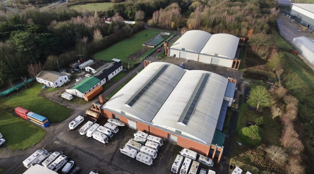 Discovering Hooton Park Hangars: Northwest England’s Living Aviation Heritage Museum 19 Hooton Park Hangars Aerial view n