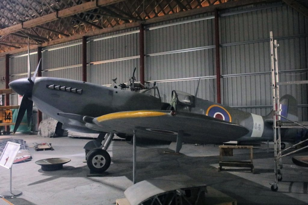 Discovering Hooton Park Hangars: Northwest England’s Living Aviation Heritage Museum 17 Hooton Park Hangars Spitfire