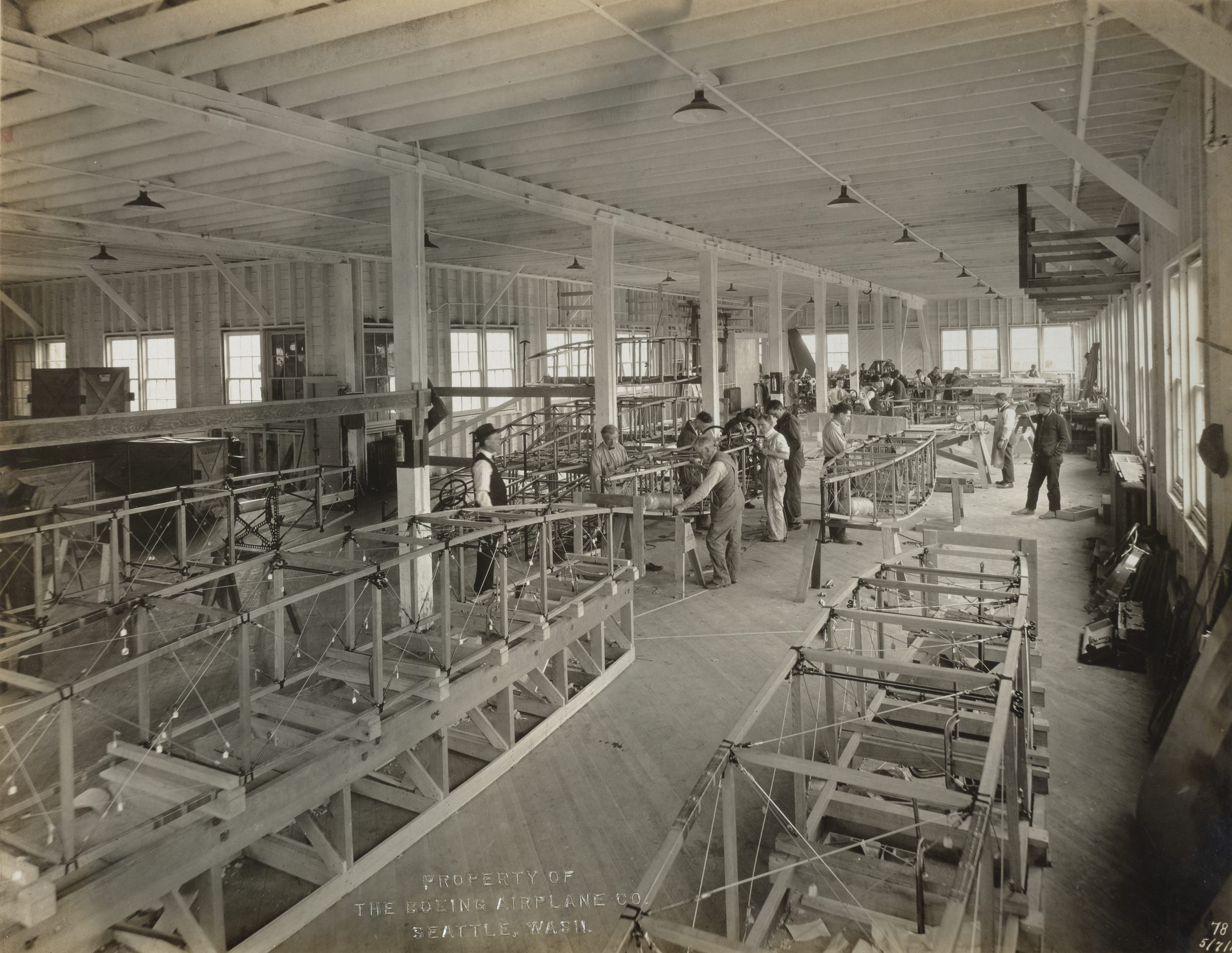 Adam’s Profile Reports: Boeing B-1 Flying Boat, The Oldest Existing Airplane Built by The Boeing Company 13 Hydroplanes Manufacturers Beling Co. MAKING SEALANES FOR THE NAVY AT THE BOEING AIRPLANE CO. PLANT SEATTLE. Washington NARA 31484610 cropped scaled