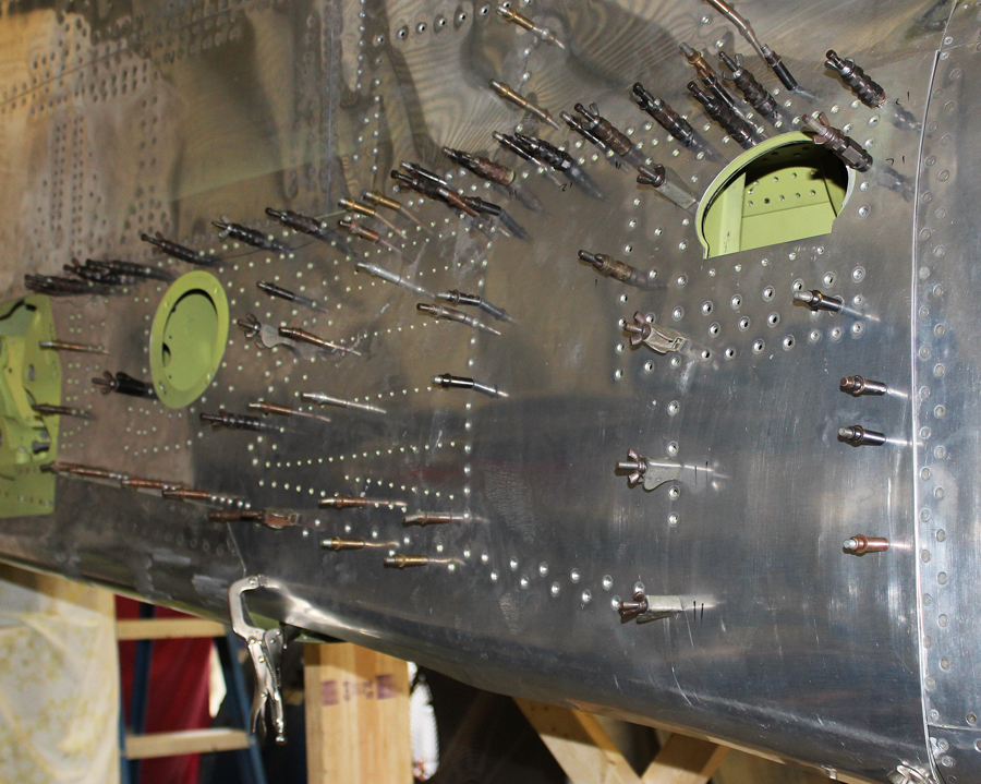 Righthand aft fuselage extension. (photo via Tom Reilly)