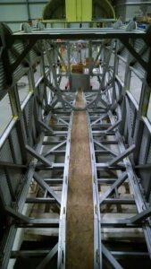 Interior of the Trimotor during restoration February 2015 THF s Port Clinton Ford Tri Motor Restoration