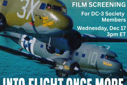 Into Flight Once more Dc 3 D Day documentary