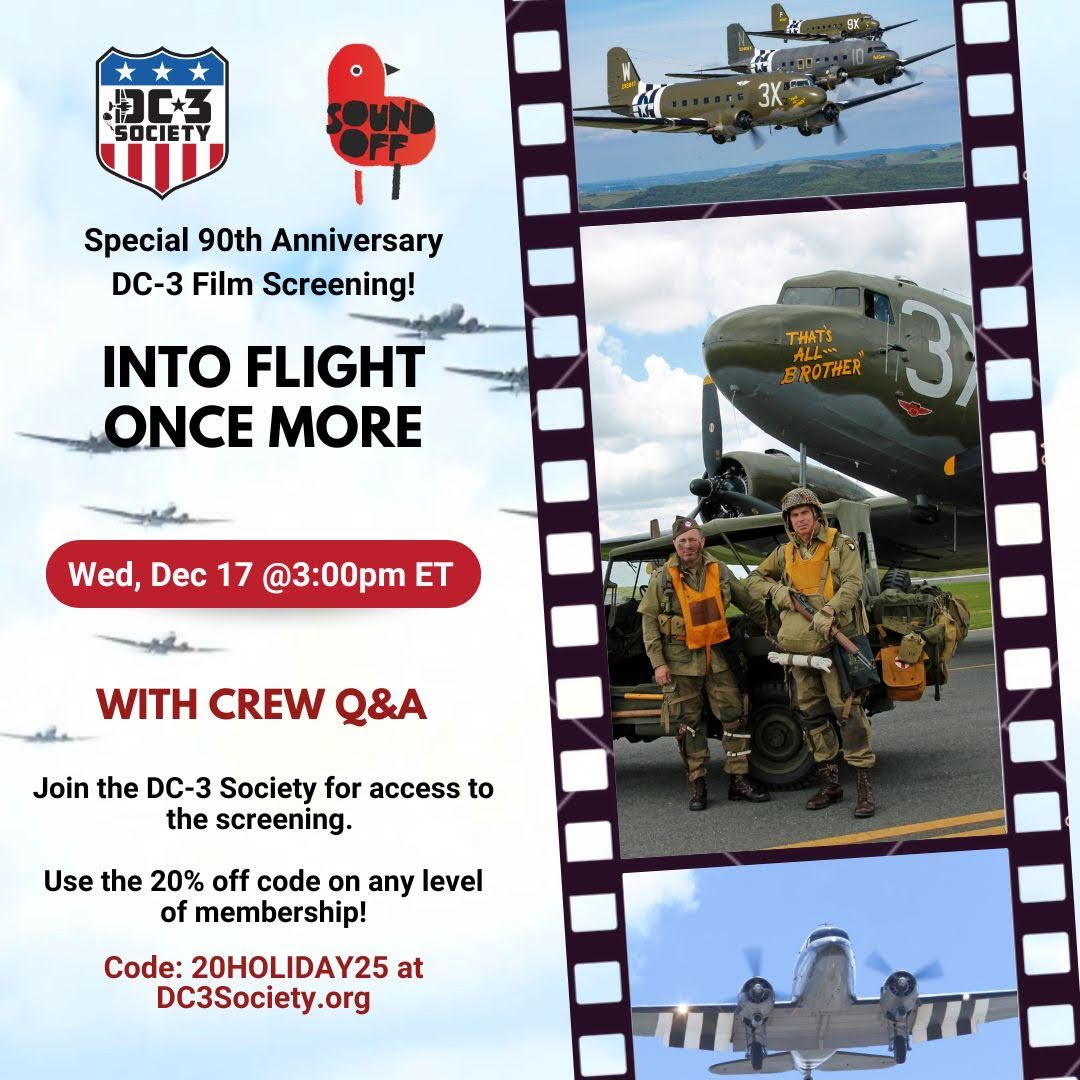 Into flight once more DC 3 documentary