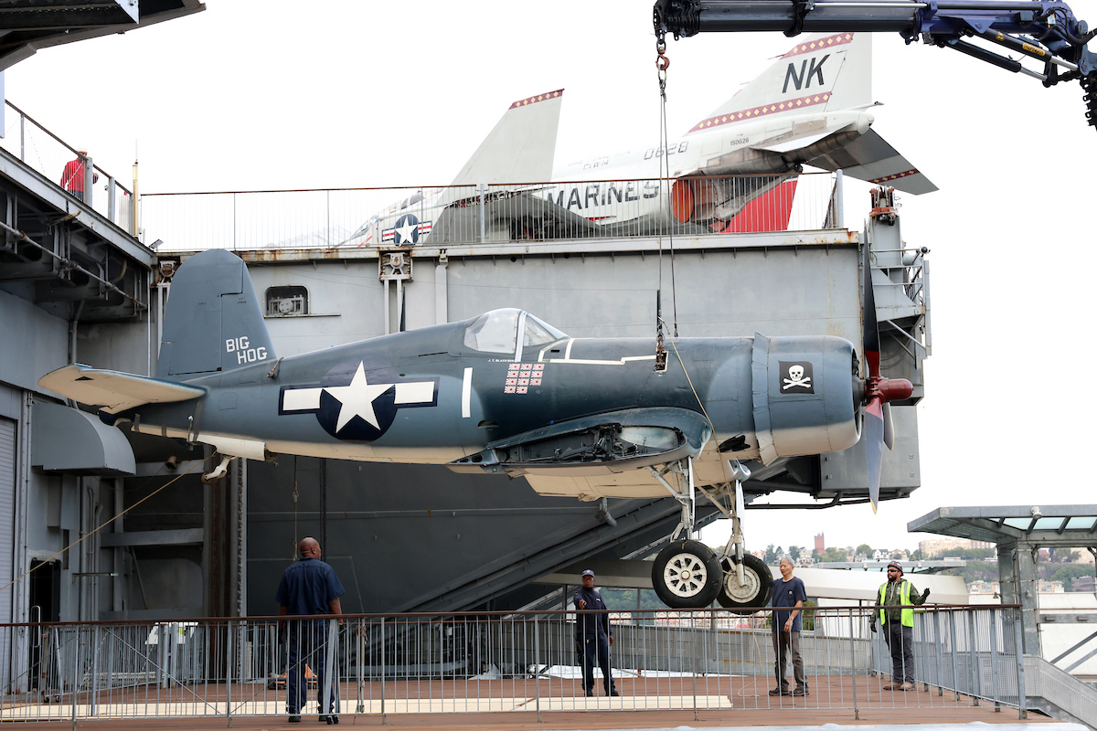 Intrepid Museum Acquire Iconic FG 1D Corsair 5