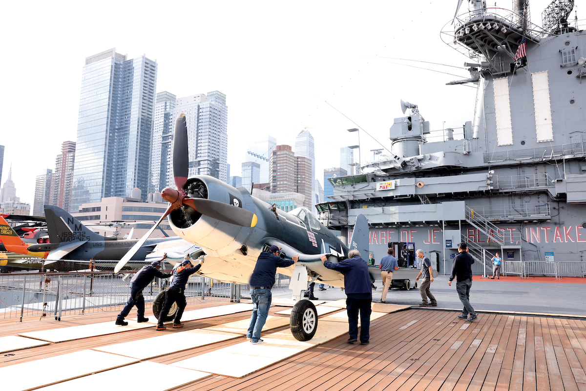 Intrepid Museum Acquire Iconic FG 1D Corsair 8 1