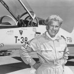 Jackie Cochran with her record setting Northrop T 38A 30 NO Talon 60 0551