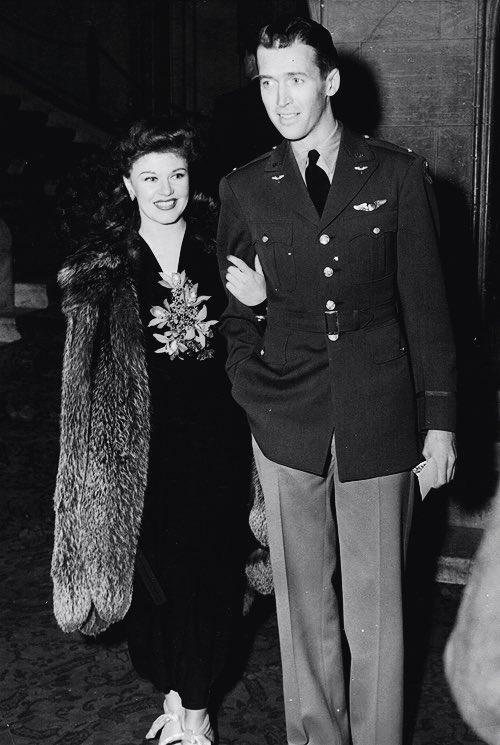 Jimmy with Ginger Rogers at the 1942 Academy Awards