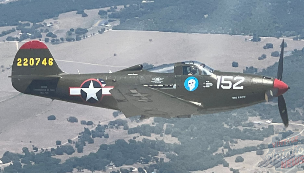 John Cyrier flying P 39 Old Crow 12 July 2022