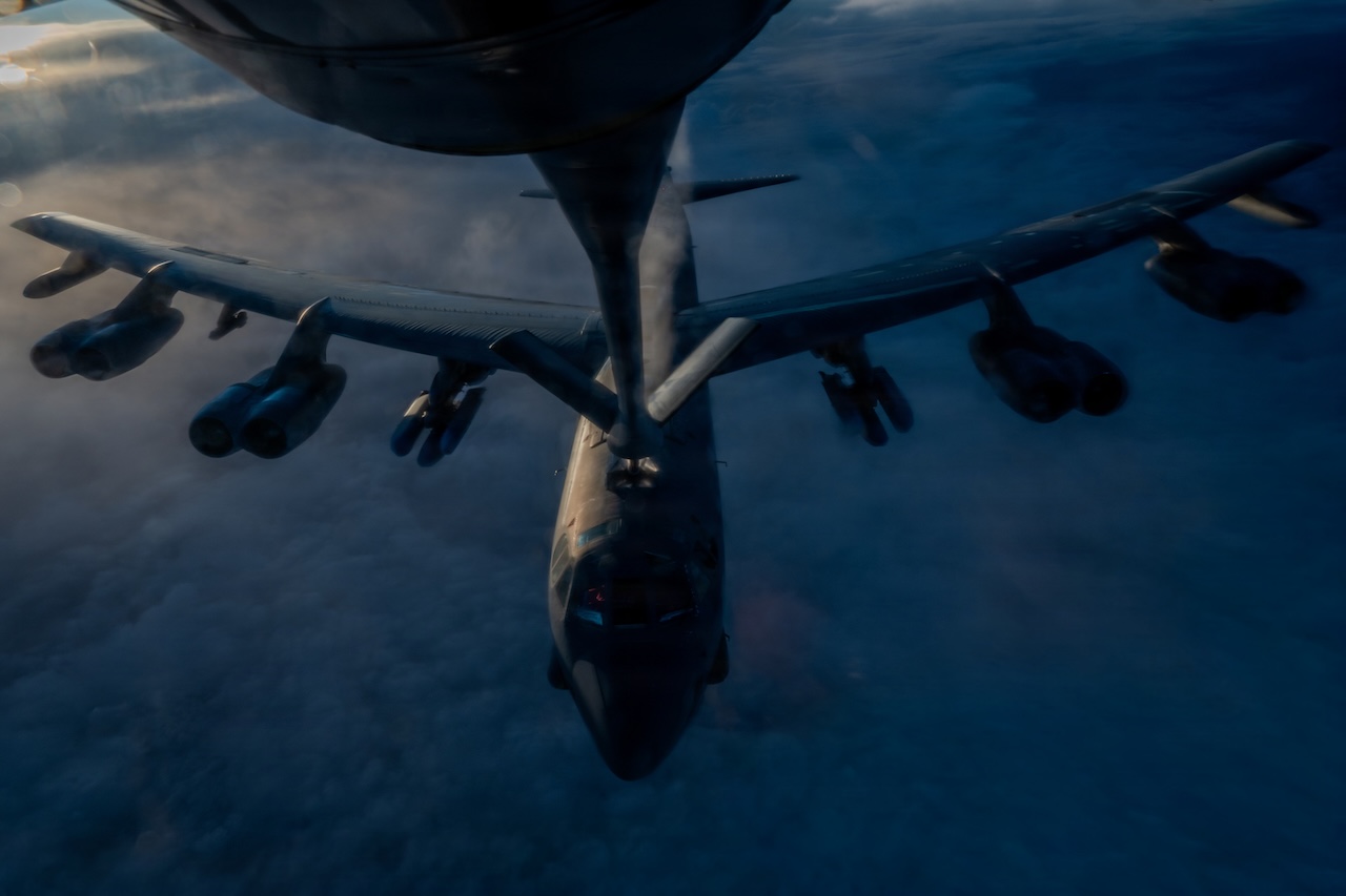 The Persistent Dream of Victory from the Air: From Giulio Douhet to the Modern Era 14 KC 135 Stratotanker aerial refuels B 52H Stratofortress during Operation Epic Fury
