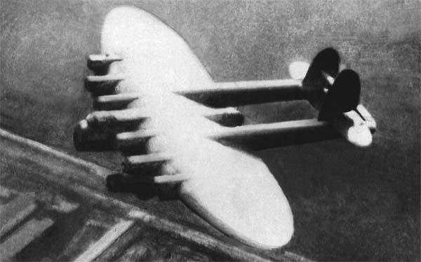 Kalinin K 7 im Flug