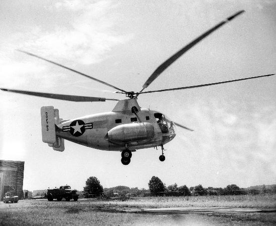 Grounded Dreams: Kellett XR-10 - The Largest Rotorcraft of the Post-War Skies 11 Kellett XR 10 hovering