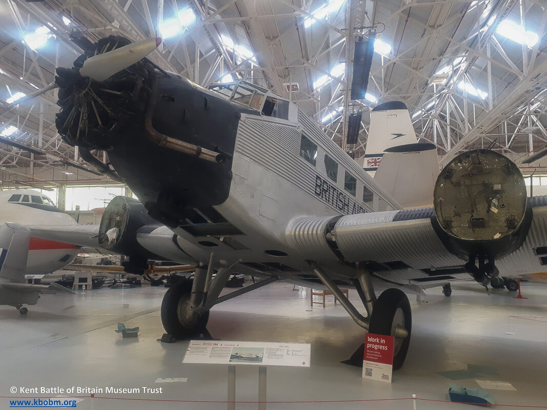 Kent Battle of Britain Museum Adds C.A.S.A. 352L Junkers Ju 52 3M