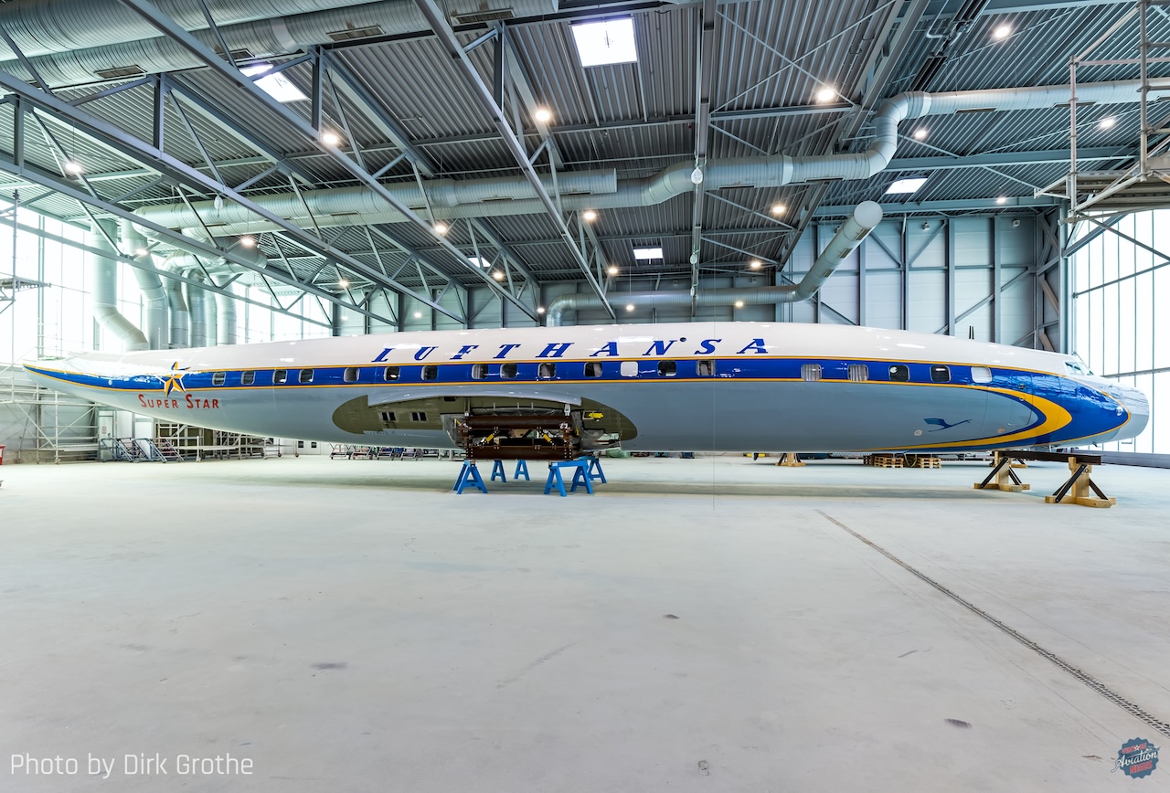 LH L 1649A N7316C D ALAN Lufthansa L 1649A Super Star FMO 1