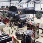 Lancaster PA474 in ARCos Stephenson hangar at Duxford on 6th February 2026