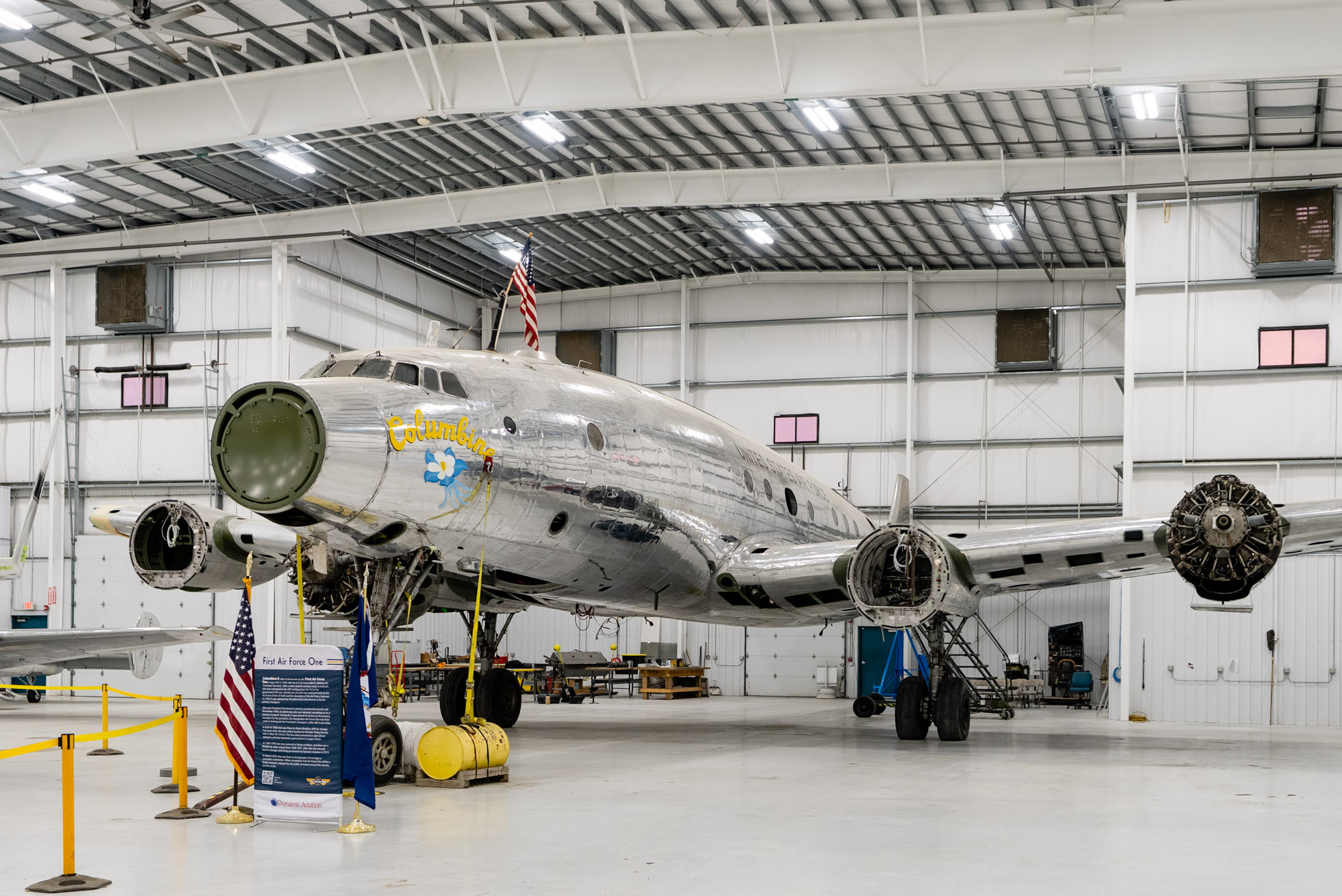 President Dwight D. Eisenhower’s Lockheed VC-121 Constellation "Columbine II" Restoration Update 17 Lockheed Constellation Columbine II Restoration Update 1017