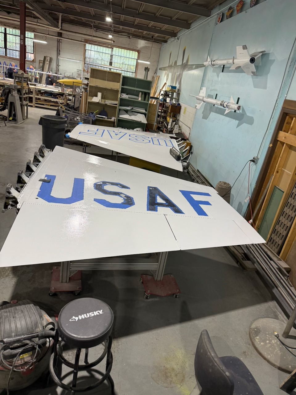 Lockheed F 104D Starfighter serial number 57 1322 wings