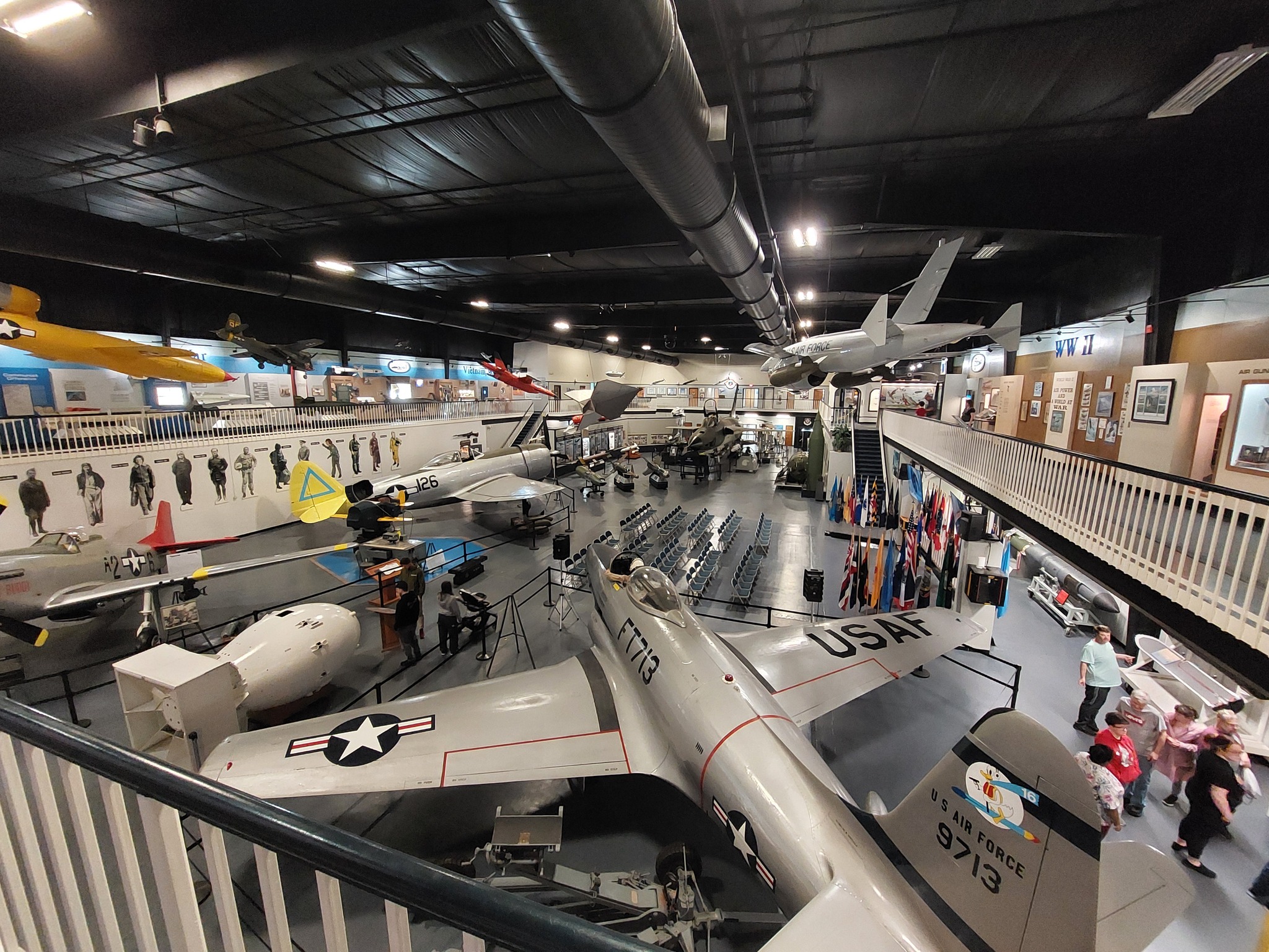 Lockheed F 80C 10 LO Shooting Star 49 432 on display at the Air Force Armaments Museum Eglin Air Force Base Florida