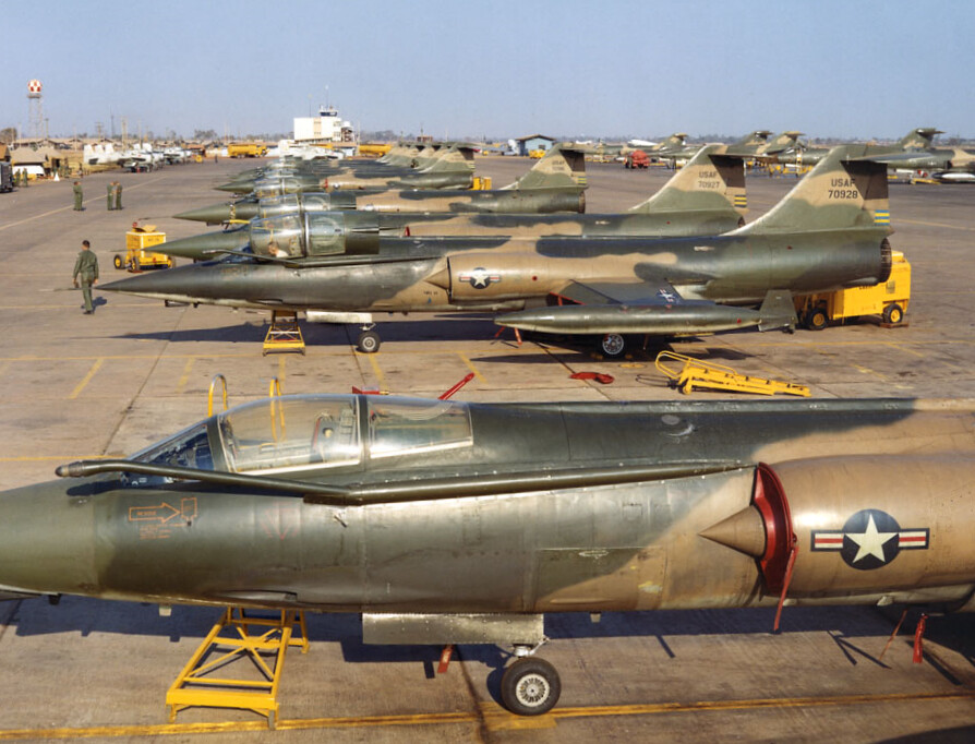 Above Rivalries: A Navy–Air Force Rescue That Defined Service 11 Lockheed F 104C Starfighters of 435th TFS 479th TFW at Udorn RTAFB in 1965