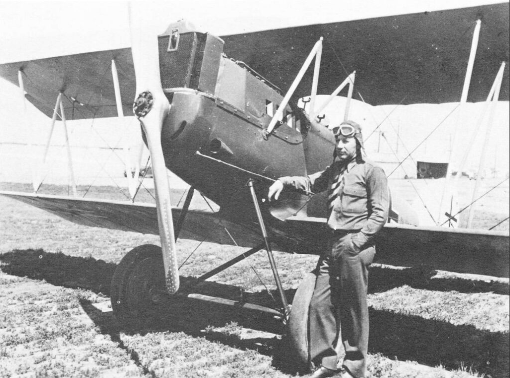 Louis C. Buck Kennell with his Pfalz D.XII American Aviation Historical Society 1