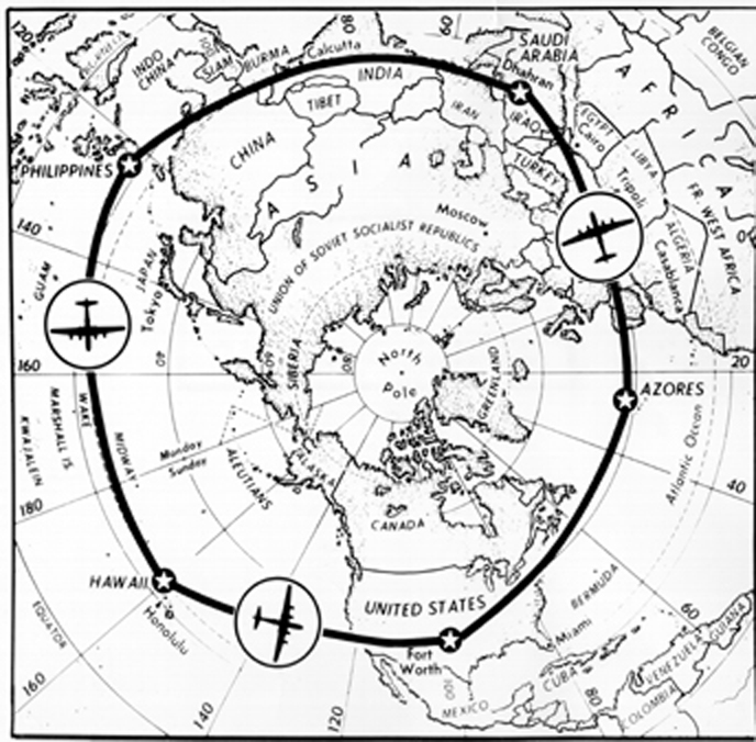 Last of the Piston Bombers: Surviving Examples of the Boeing B-50 19 Lucky Lady II Flight Map