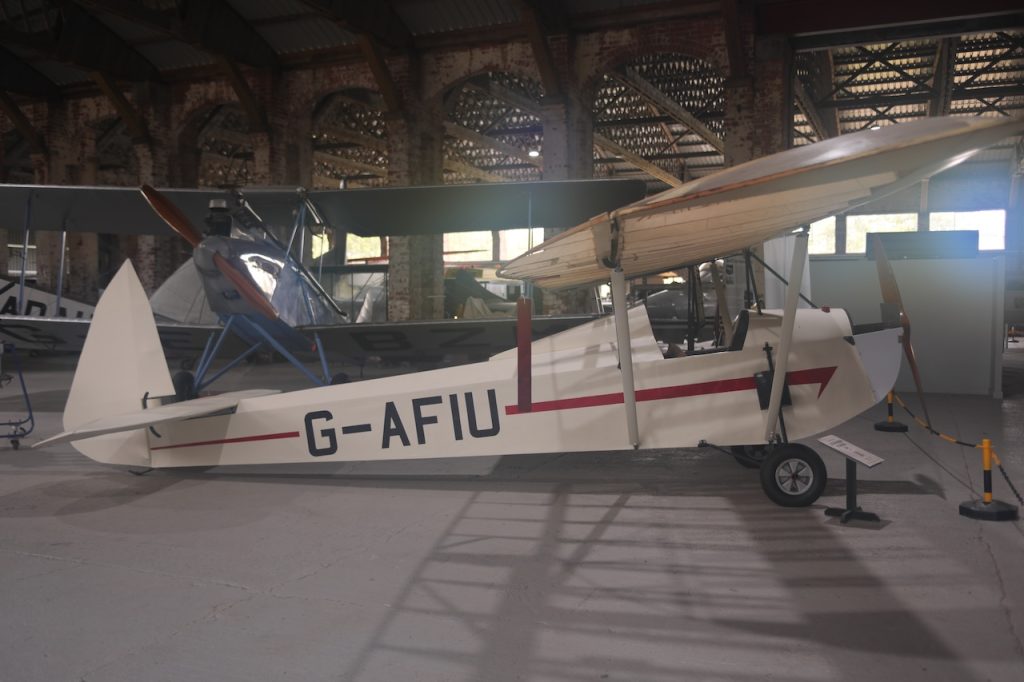 Discovering Hooton Park Hangars: Northwest England’s Living Aviation Heritage Museum 12 Luton Parker CA 4 Parasol G AFIU
