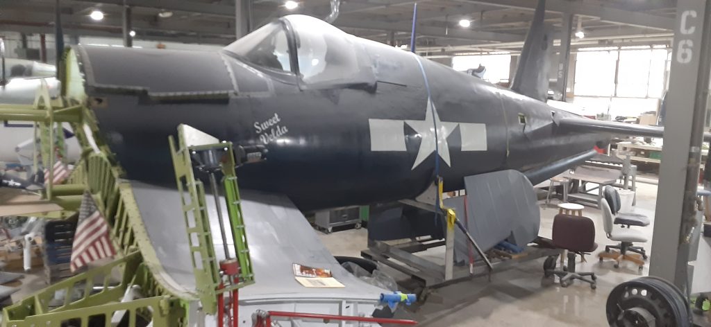 MAPS Air Museum’s FG-1D Corsair Restoration, Spring 2026 Update 24 MAPS Air Museum FG 1D Corsair BuNo 76671