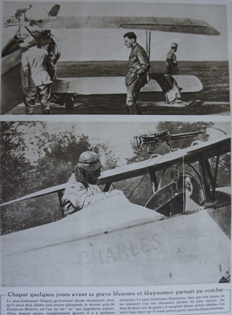Aces: Jean Chaput - The Sixteen Victory Fighter Champion Of France 12 M 143 7 Guynemer et Chaput