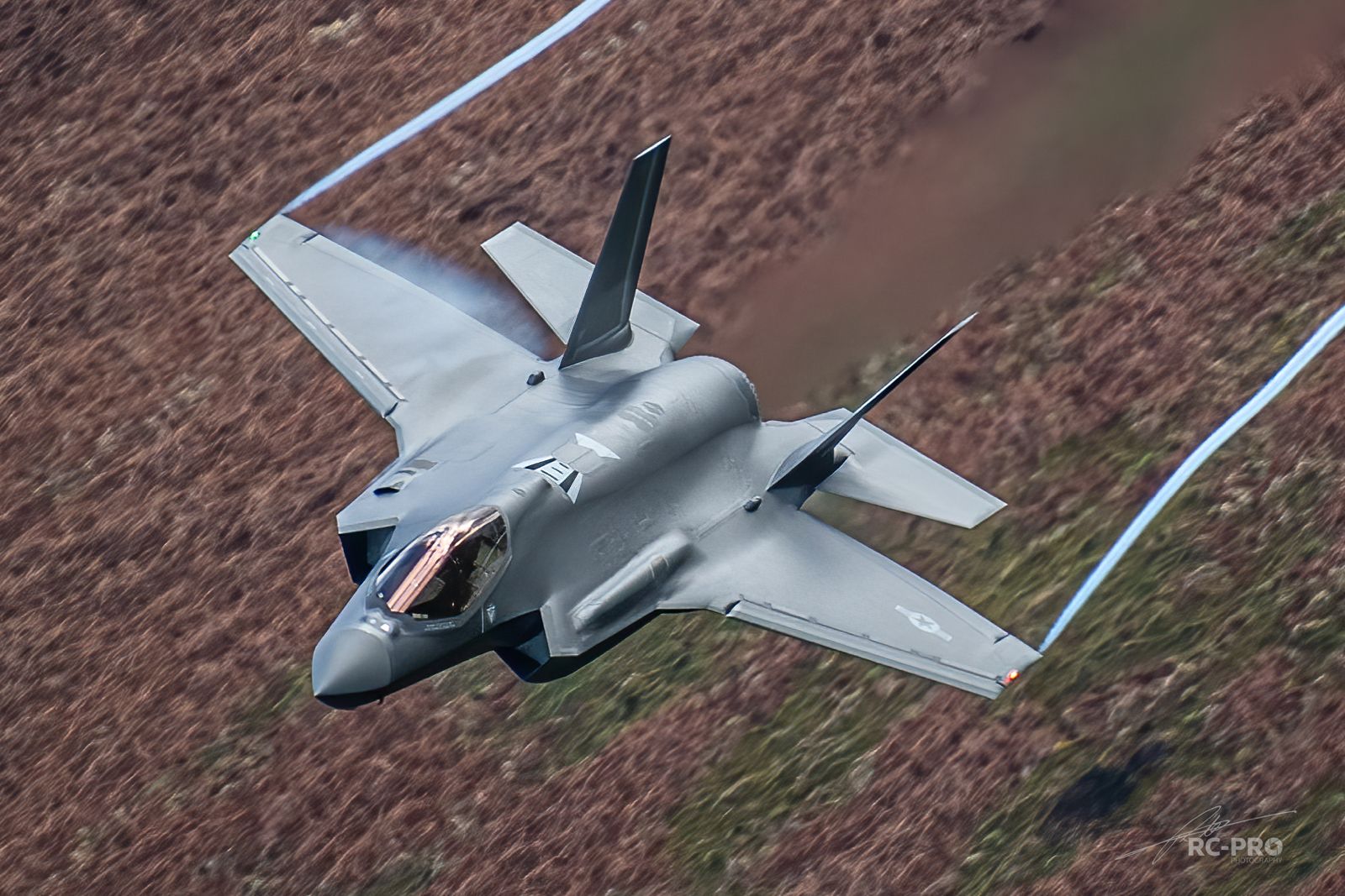 Mach Loop RIch Cooper USAF F 35 low level flying