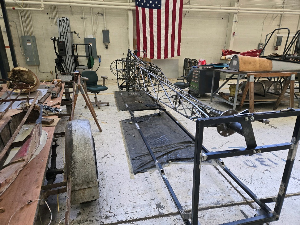 McChord Air Museum TG 4 Fuselage in Rotisserie