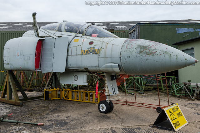 RAF Phantom XV490 Cockpit to Leave Newark Air Museum After More Than a Decade 12 McDonnell Douglas Phantom FGR.2 XV490 Damien Burke Newark Air Museum