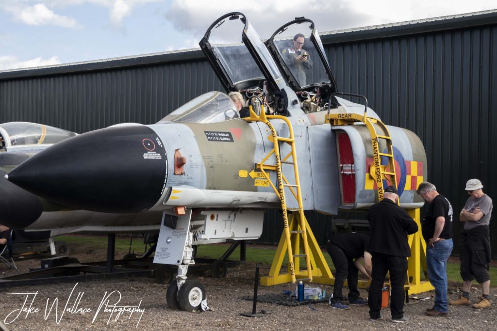 RAF Phantom XV490 Cockpit to Leave Newark Air Museum After More Than a Decade 10 McDonnell Douglas Phantom FGR.2 XV490 Kack Wallace
