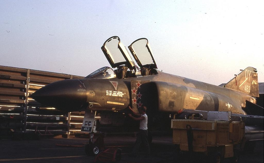 McDonnell F 4D 29 MC Phantom II 66 7463 Buick 01 flown by Captains Richard S. Ritchie and Charles B. DeBellevue