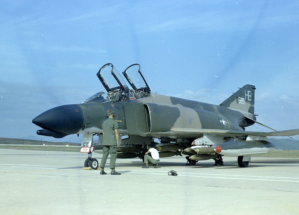 McDonnell F 4D Phantom II of the 389th TFS at Phu Cat Air Base Vietnam in November 1970 176246922