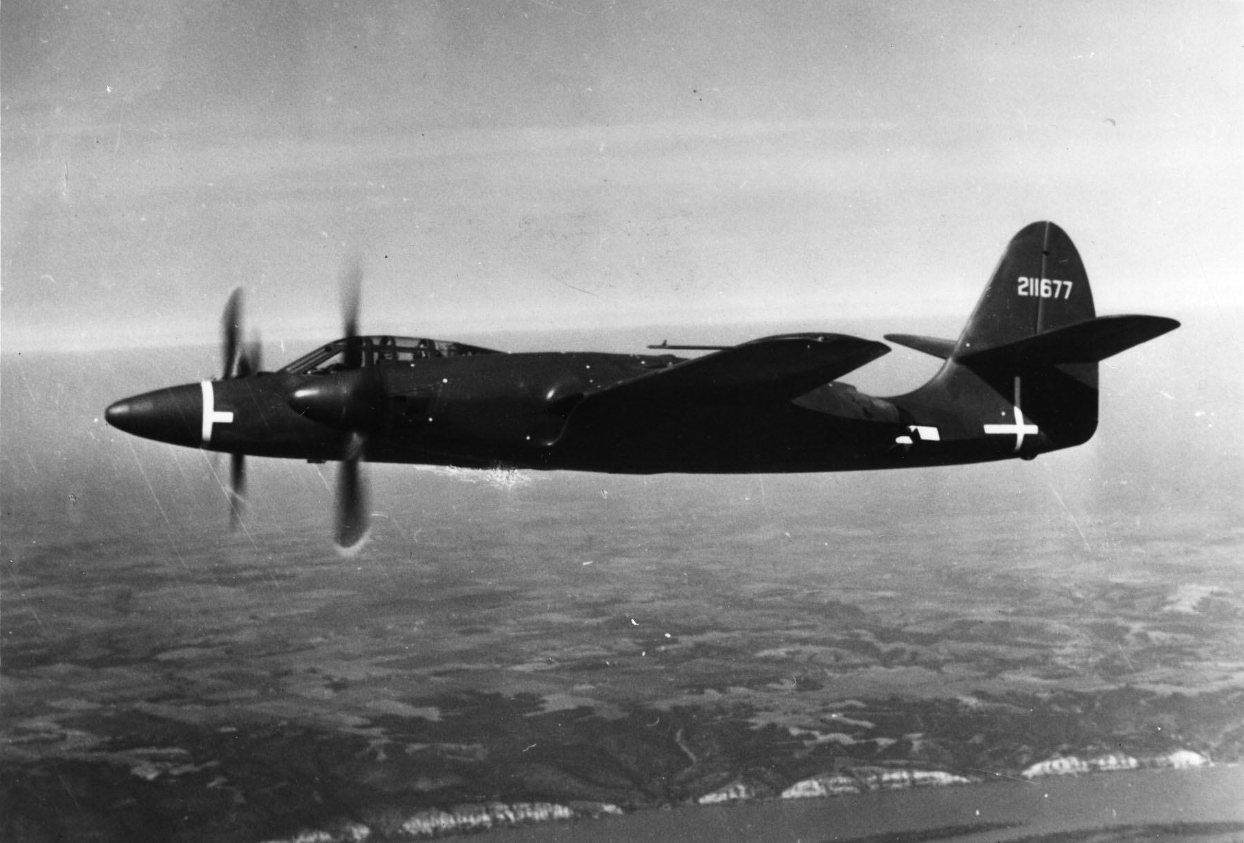 McDonnell XP 67 in flight 061024 F 1234P 033