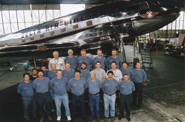 Members of Ship 41s restoration crew 1999. o