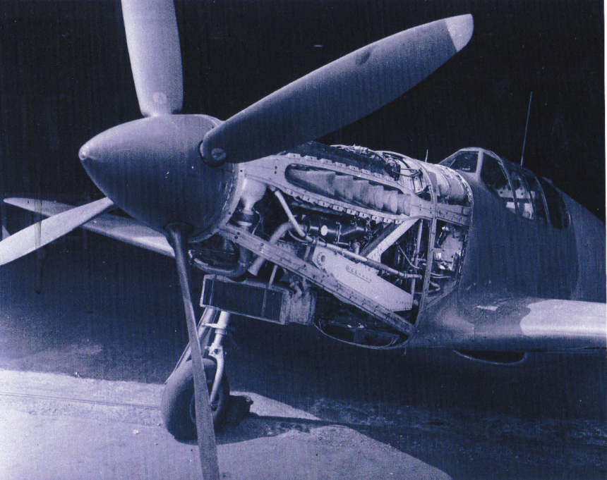 Merlin powered North American Mustang at Rolls Royce Hucknall