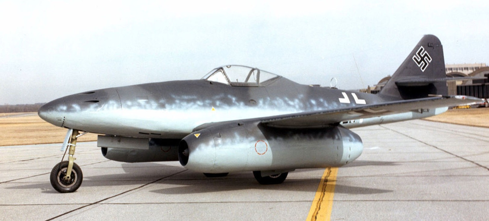 Me-262 at the National Museum of the US Air Force. (via wikipedia)