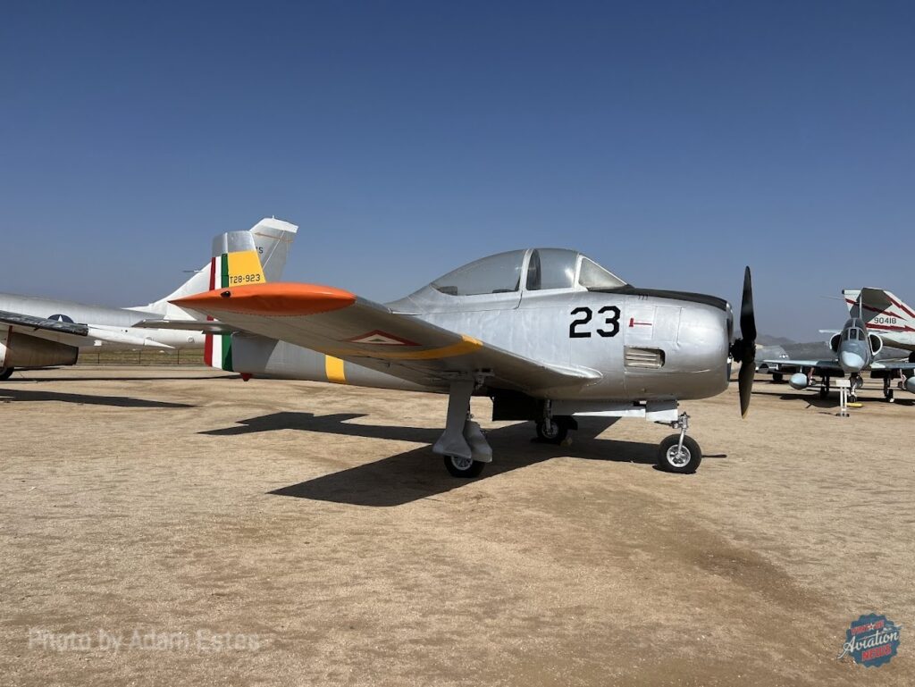 Mexican Air Force T 28A Trojan at March Field Air Museum 4750